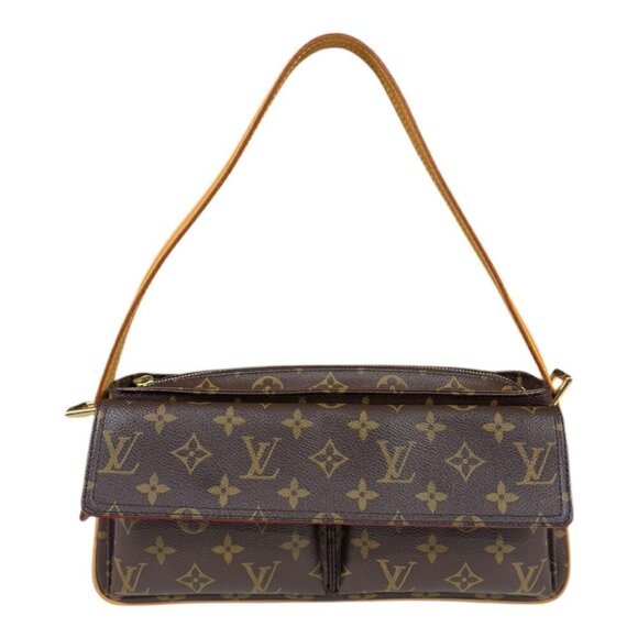 LOUIS VUITTON Brown Monogram Shoulder Bag - Picture 1 of 13